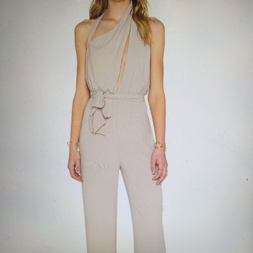 NWT MISHA Collection Caprice Pantsuit in Mlousse